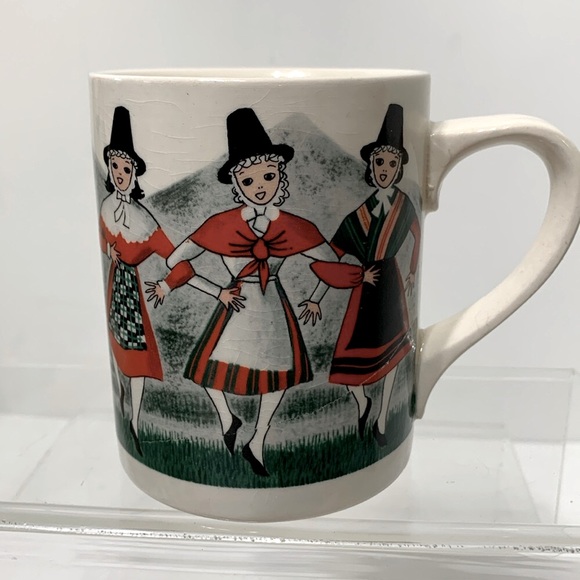 Welsh folk dancers mug Wales LTD - Picture 1 of 16